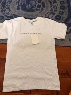 Rosetta Getty luxury T-Shirt. Saying on front